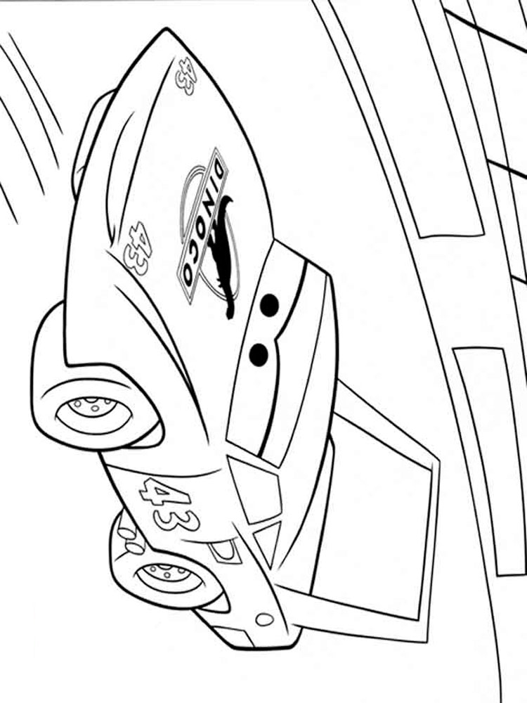 Розмальовки Тачки і Тачки 2