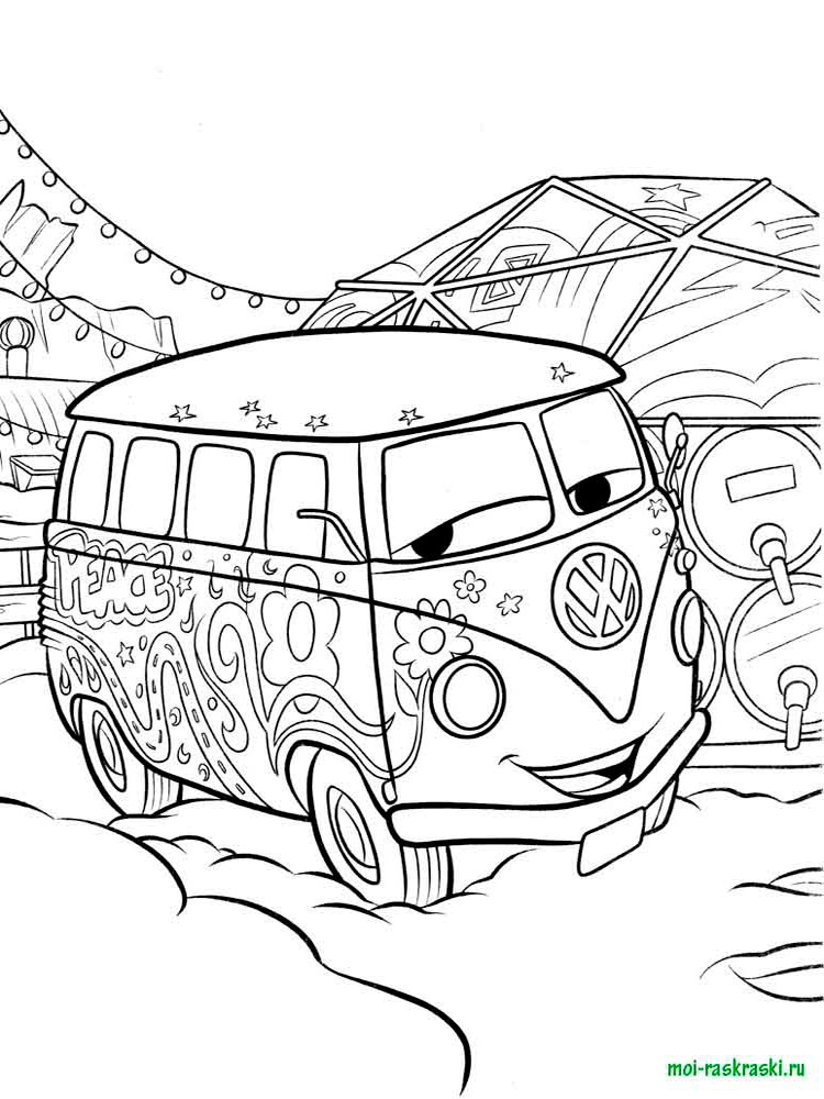 Розмальовки Тачки і Тачки 2