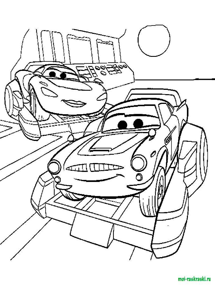 Розмальовки Тачки і Тачки 2