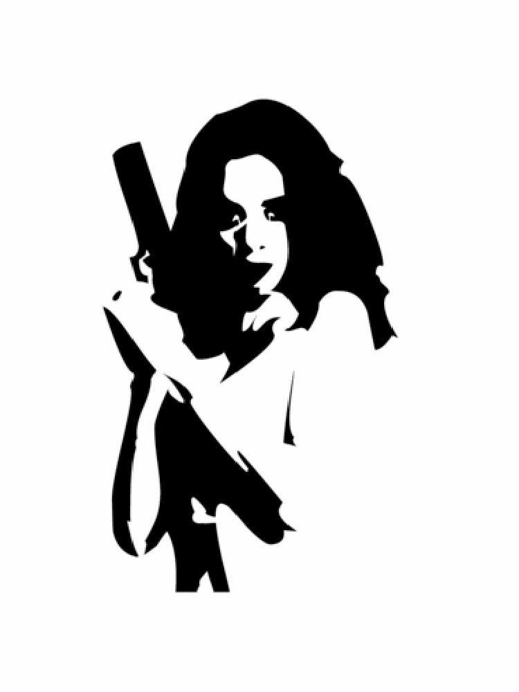 Трафарети Дівчат