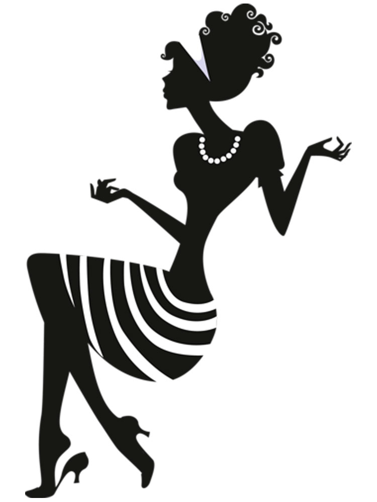 Трафарети Дівчат