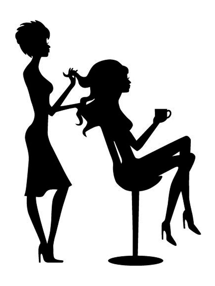 Трафарети Дівчат